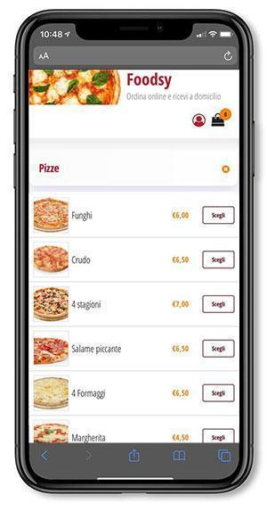 Realizzazione App per le consegne a domicilio