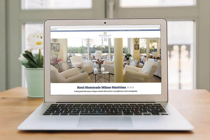 realizzazione landing page hotel montecarlo