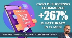 Ecco come abbiamo aumentato il fatturato di un negozio e-commerce del 267% in un anno