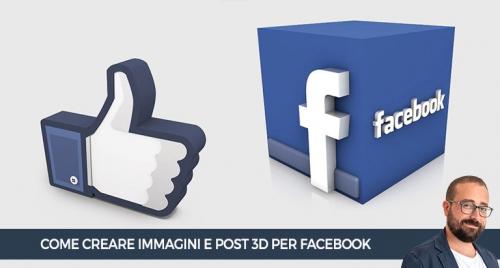 Come creare immagini a tre dimensioni e post 3D per Facebook